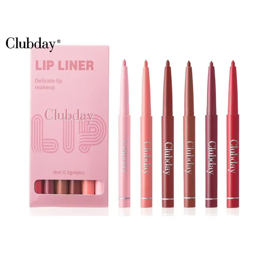 Wholesale New lipliner Pencil Own Brand Vegetarian Natural Waterproof lipliner High Color Matte Lipliner Set