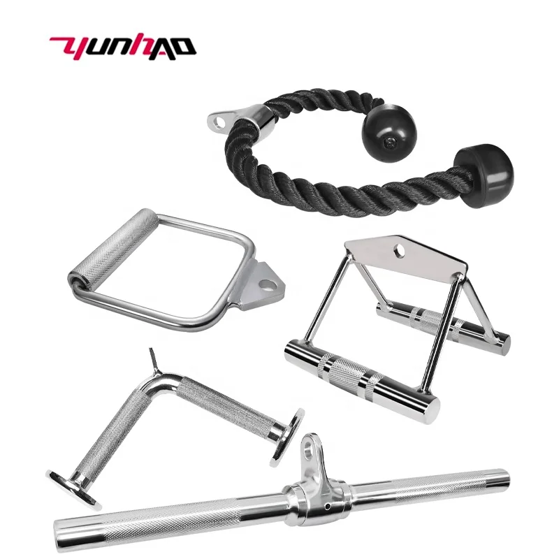 High Quality Gym Strength Exercise Fitness Equipment Triceps Muscles Training Pull Bar Smith Machine Accessories