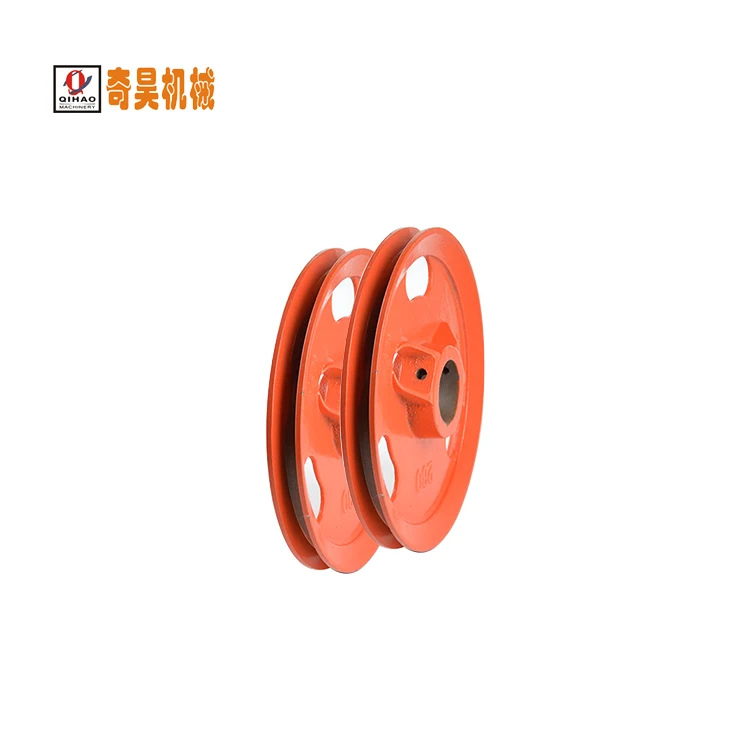 Professionally Manufactured Cast Iron Belt Pulley Smooth Running Multi Groove Pulley