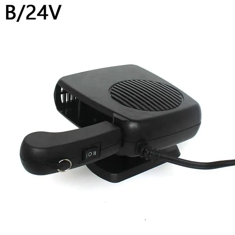 12/24V 200W Portable Auto Electric Car Heater Windshield 360 Degree Rotationdc electrically air fan ABS plug in heater