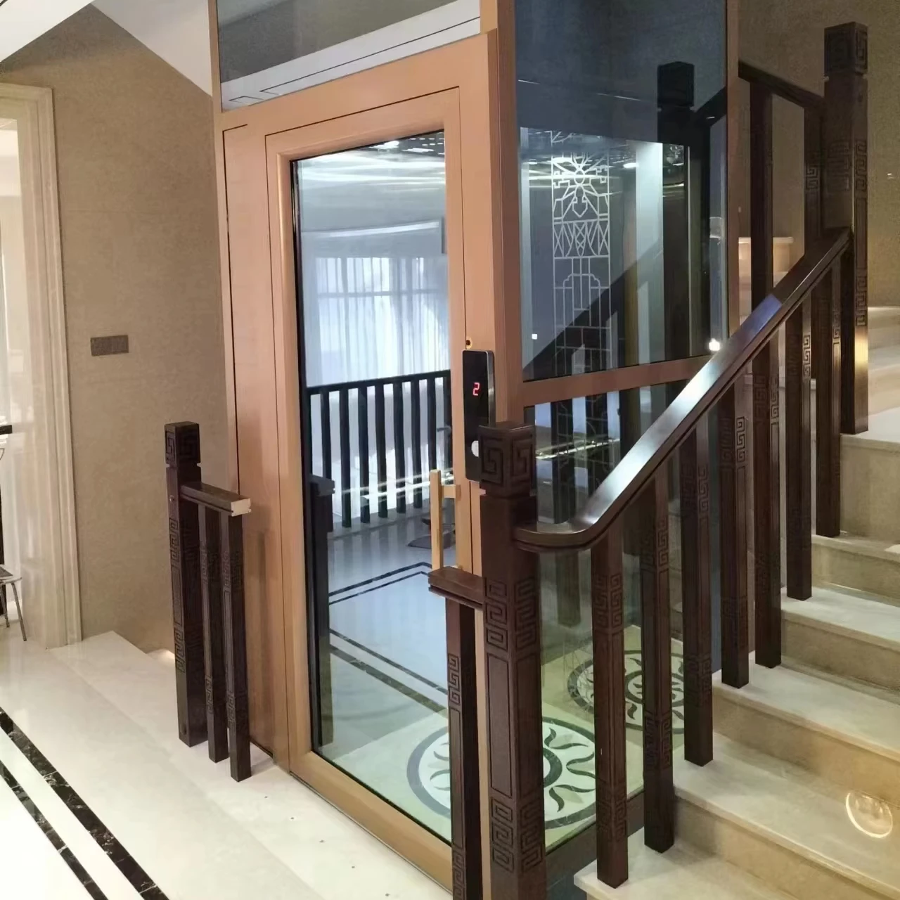 China Hydraulic Elevator Small Wheelchair Lift Of Disabled hydraulic elevator customized Indoor Outdoor Home Elevator Home lift