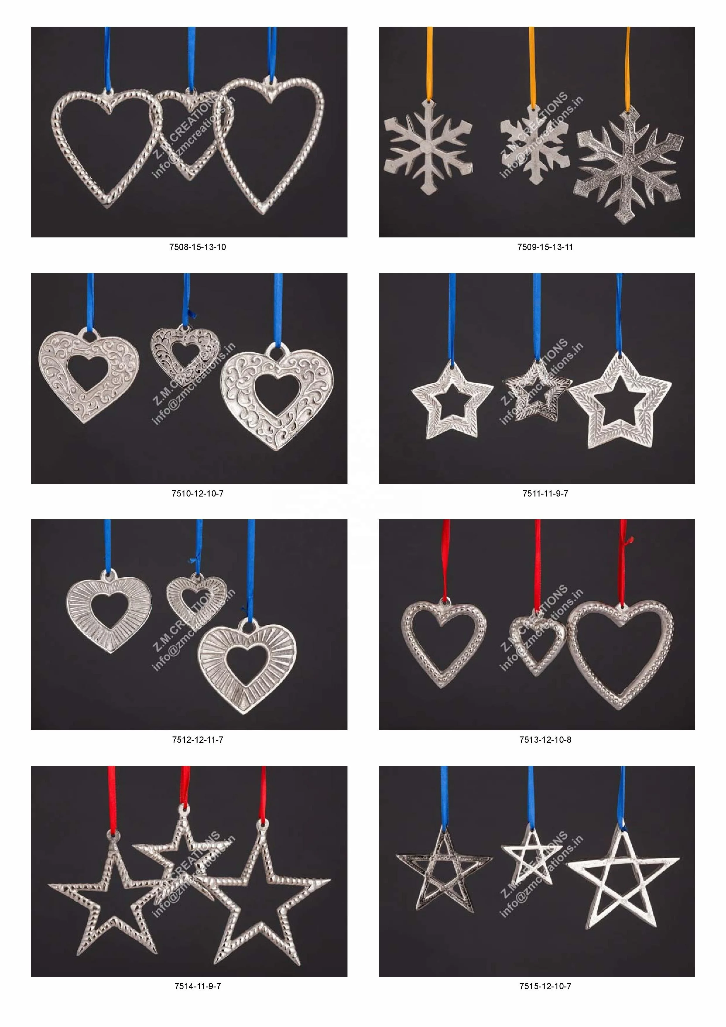 Wall Hangings Christmas Tree Genuine Goods At A Fair Price Decoration Handmade Metal Star Ornament Christmas Tree Hanging