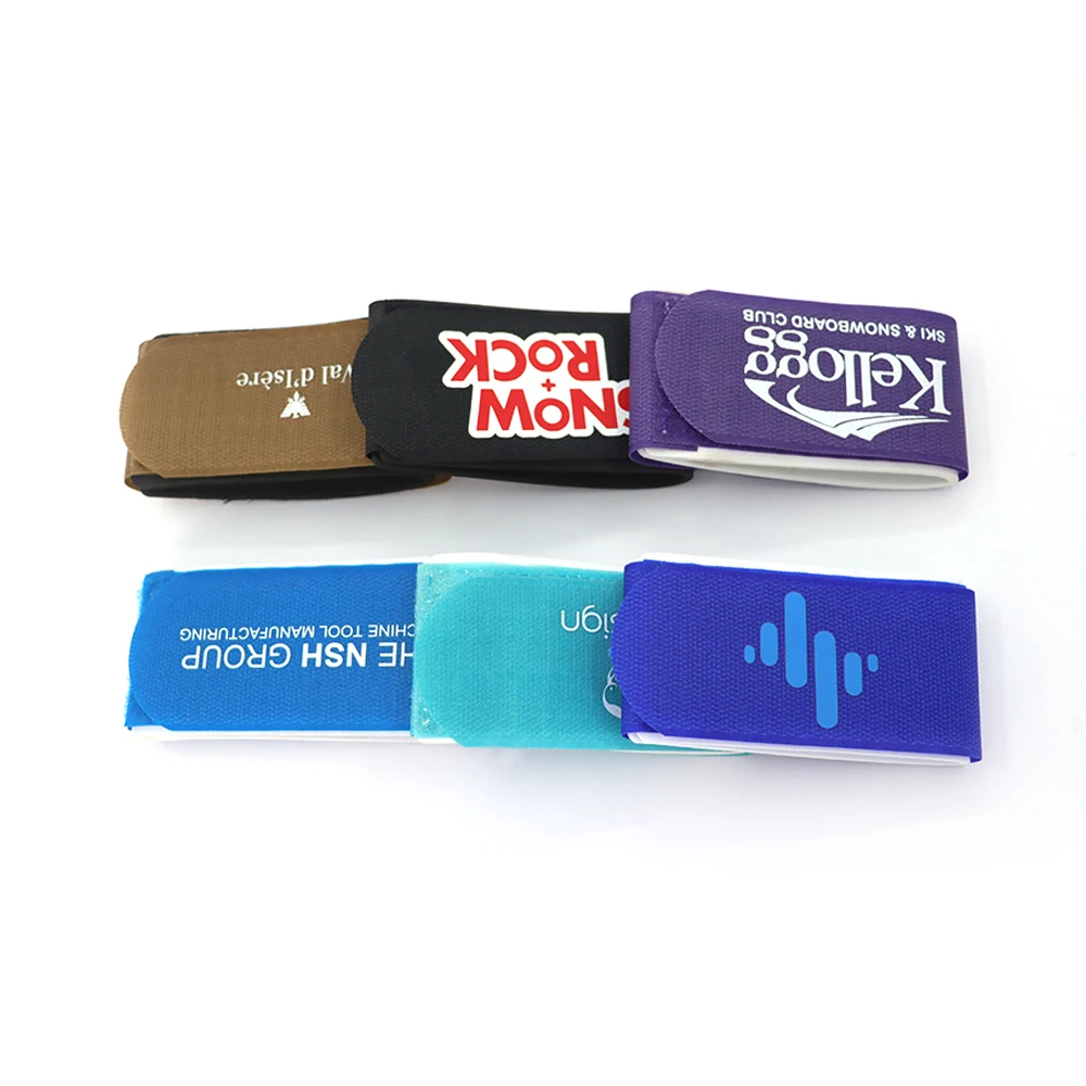 Custom 55*450 mm Fast and Freestyle Alpine Ski Strap with Hook and Loop Convenient for Cross Country Ski Bindings