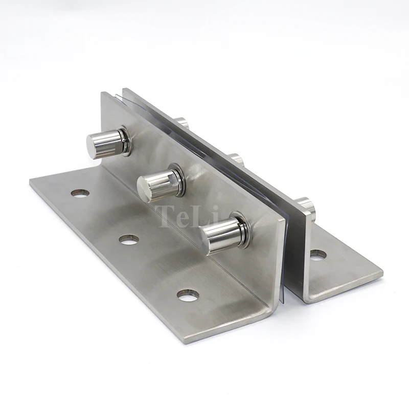 L-type stainless steel 304 fin plate glass spider