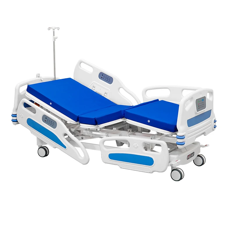 Wholesale Kareway D504PZR 5 Functions Cheap Hospital Electric Beds With 1Pcs S.S Iv Pole