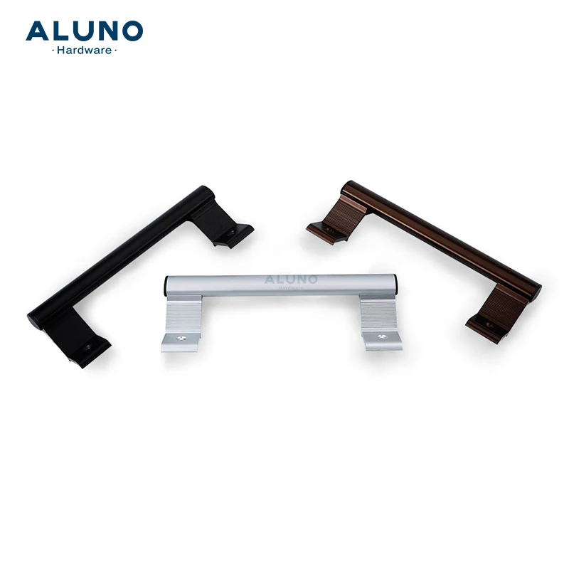 Chinese Aluminum Handle Lock Door Hardware Zinc Alloy Cabinet Metal Sliding Door Handle