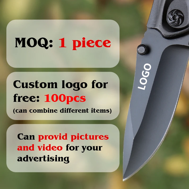 Wholesale of New Products Mini Camping Switch Blade Hunting Knife with Gift Box Tactical Folding Pocket Knife for Outdoor