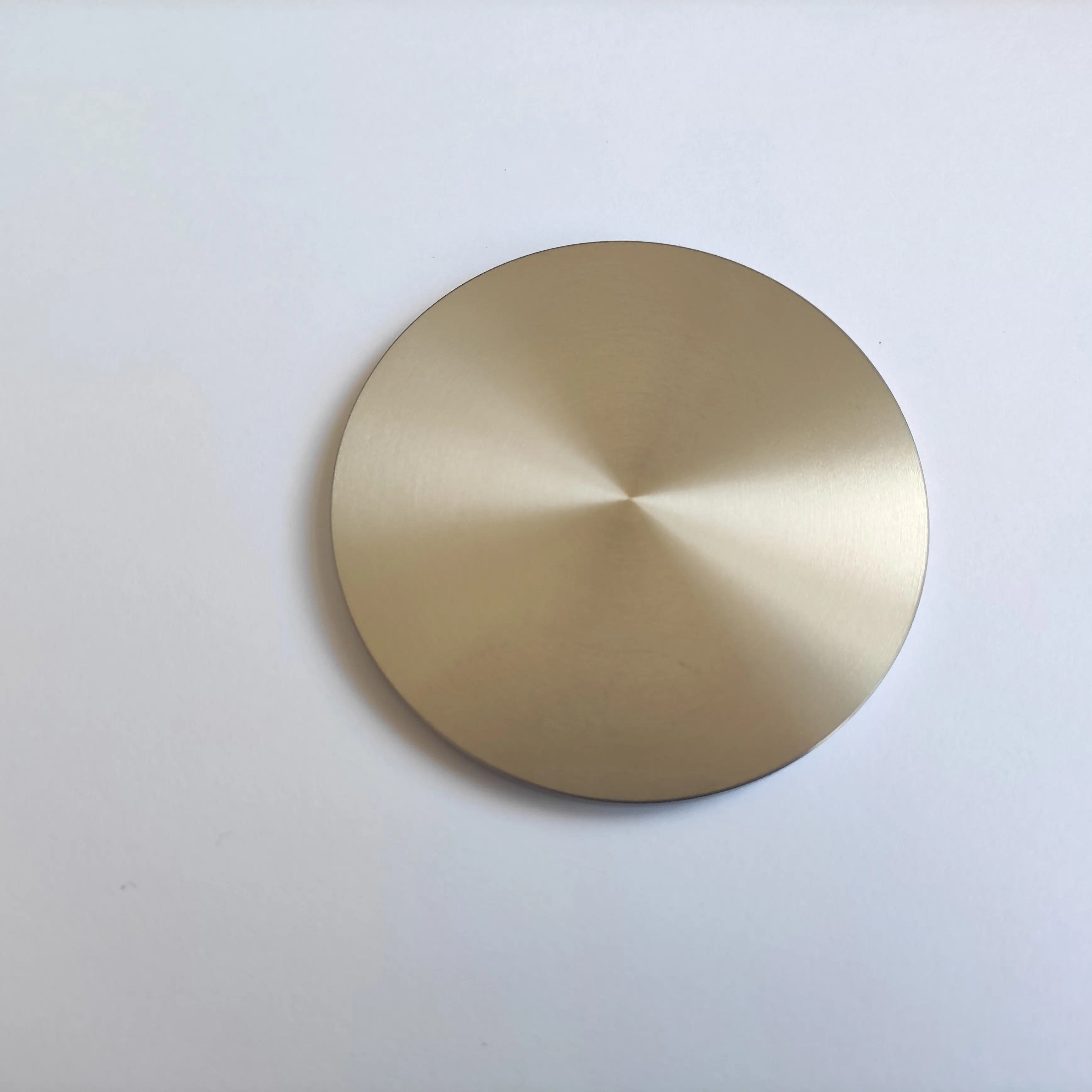 Custom High purity Titanium 99.99% 4N disc Ti sputtering target for pvd coating