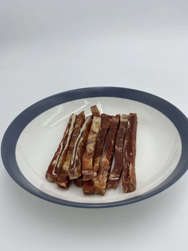 Natural 100% real beef breast high quality dog treats as dog food organic in bulk soft beef jerky strip