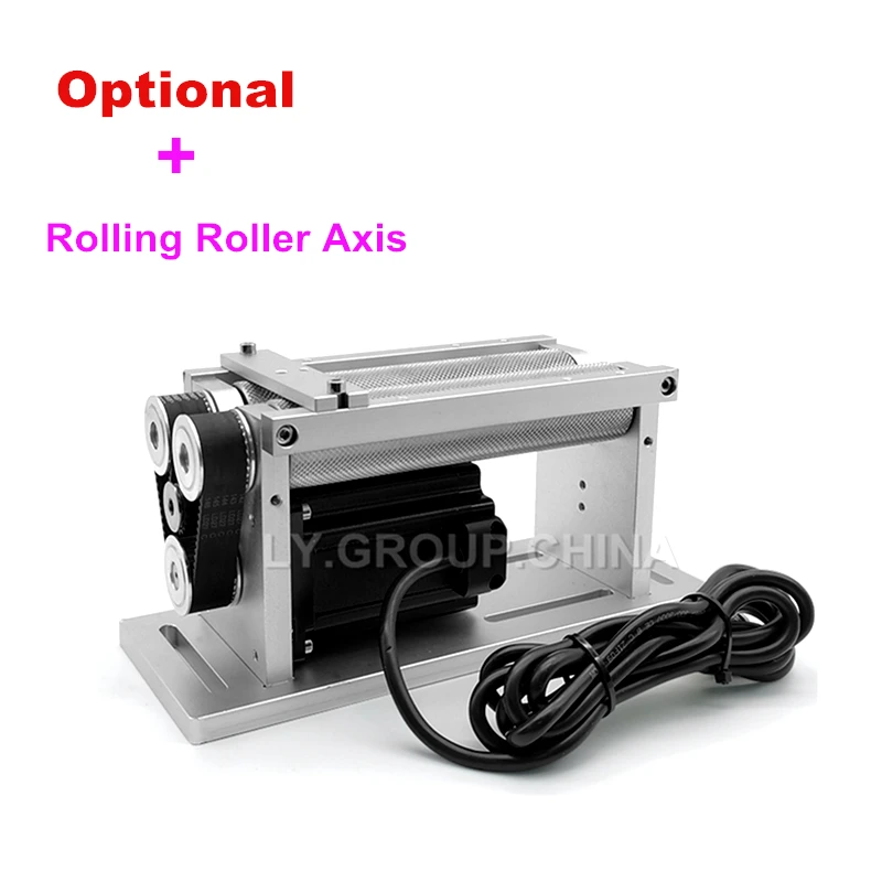 Fiber Laser 50W Marking Machine Disassembled All In One Galvo Scanner Align System Optical Nameplate Engraver with Rotary Axis