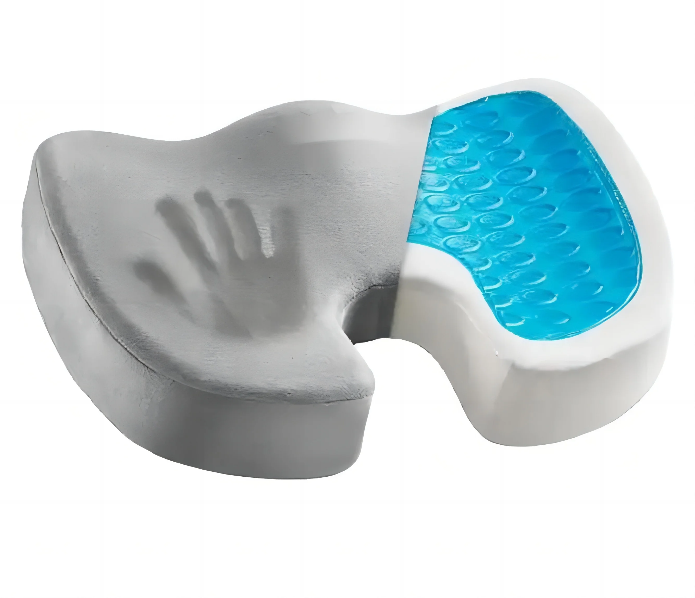 Gel Enhanced Seat Cushion Non Slip Orthopedic Gel Memory Foam Cushion for Tailbone Pain Office Chair Car Seat Cushion