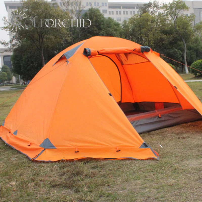 2024 Wholesale Cost Portable Trekking Mountain Tent Double Layer UV Resistance 4 Season Outdoor Tents on Sale