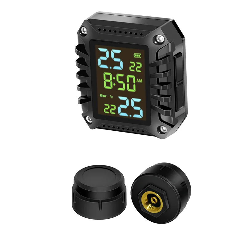433M universal tire pressure monitoring magnetic suction charging motorcycle tpms