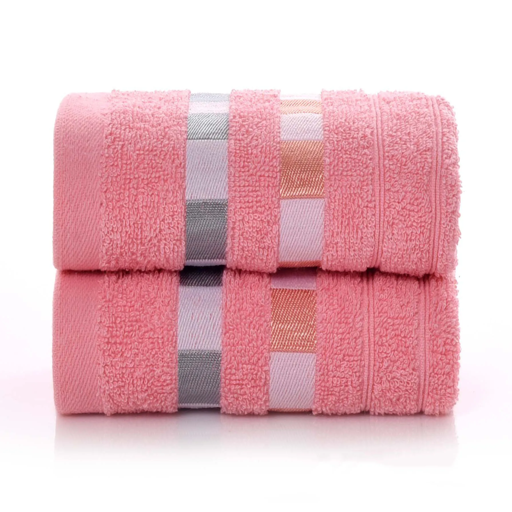 Custom Large Hotel Spa Bathroom Face Towel   Luxury Cotton Washcloths  Feel Fingertip Towels