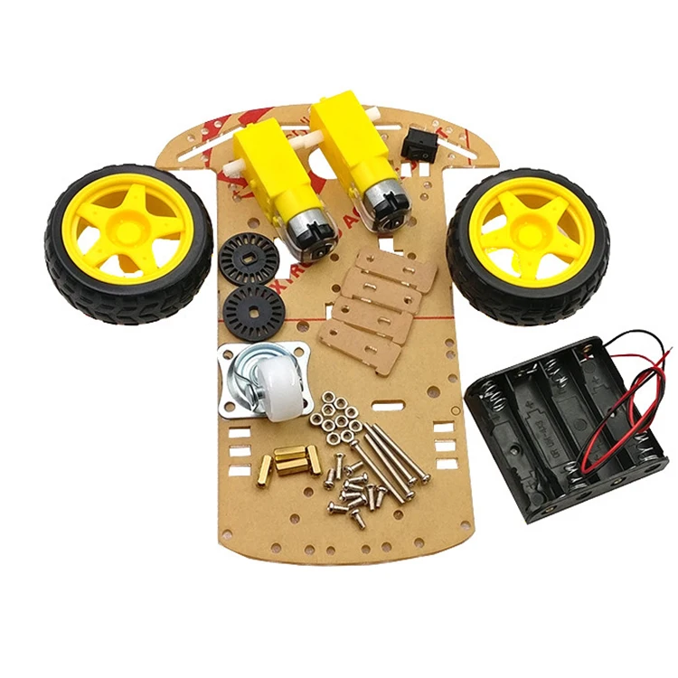 Робот умный автомобиль 2 колеса шасси комплект Smart DIY образование