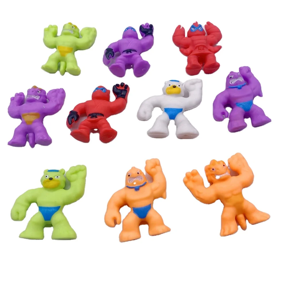 Cute cartoon mini doll figure toys Models Random mix Soft pvc Action Figures kids Toys