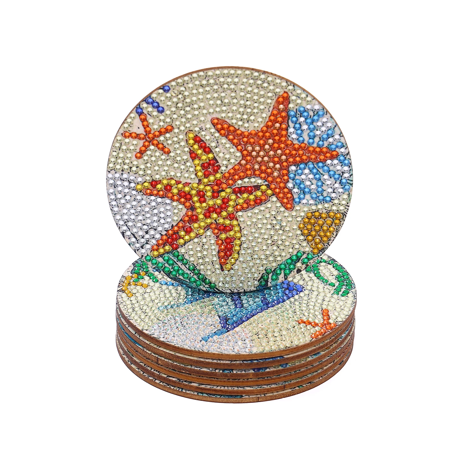 Custom Printed Drink Coaster Round Fast Shipping Coffee Table Mats Paper Beer Diamond Painting Diy Wood Coaster