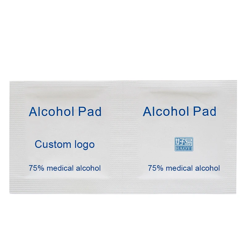 
8*12cm medical alcohol prep pads Non-woven fabric alcohol pad wipes 