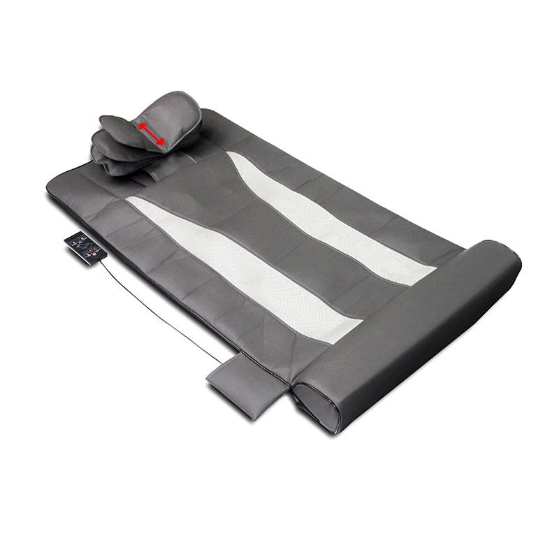 Foldable Topper Full Body Electric Thermal Vibrating Shiatsu Vibration Spa Thai Nuru Massage Mat Mattress With Heat