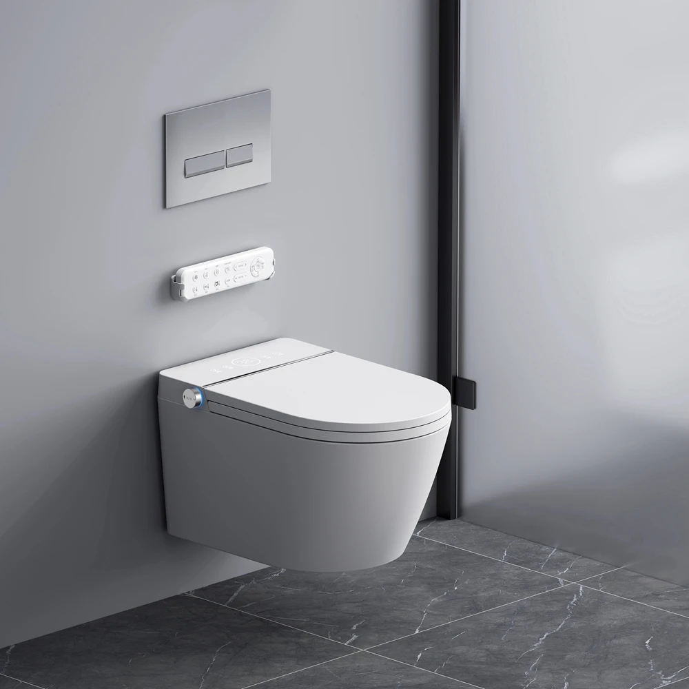 Automatic Cat Litter Box Self-cleaning Extra Large one piece standard ceramic wc electric bidet wall commode smart toilet