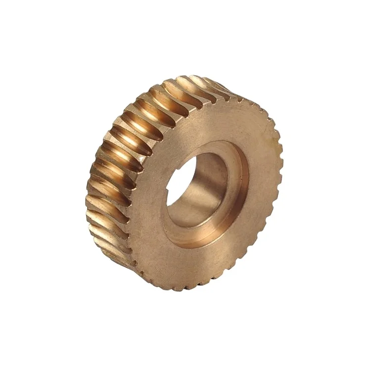Латунная Червячная Шестерня 30 зубьев 1,625 отверстие 0,375 ключ 2,625 Глубина отверстия