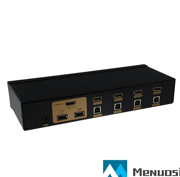 HD MI2.0 KVM переключатель 4HD MI порты клавиатура мышь 18