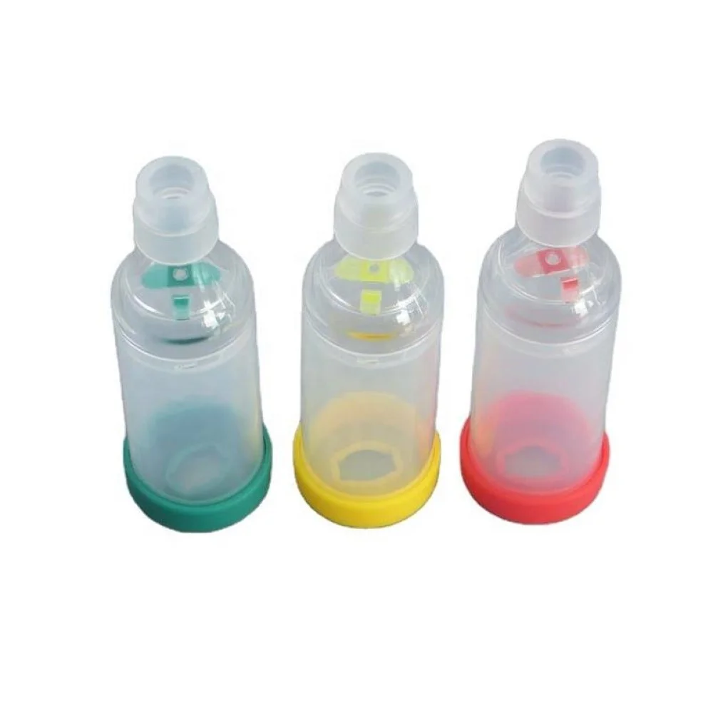 High Quality Reusable PVC and Silicone MDI asthma chamber aerosol spacer inhaler aerosol spacer for humans and pet
