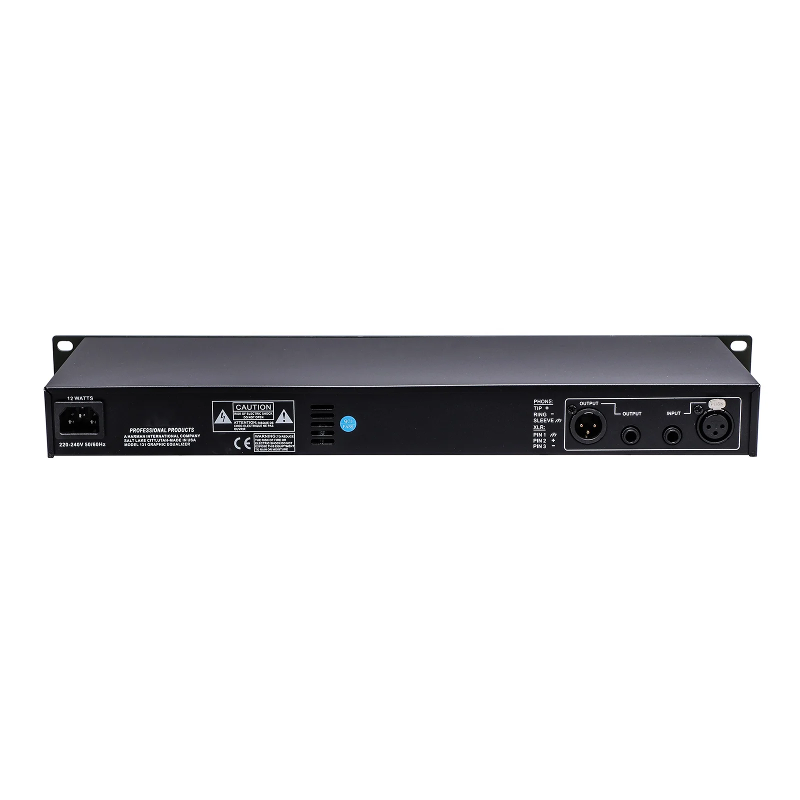 131 Professional Sound Peripheral Single 31-band Equipments Stereo Crossover Audio Equalizer With XLR Connectors