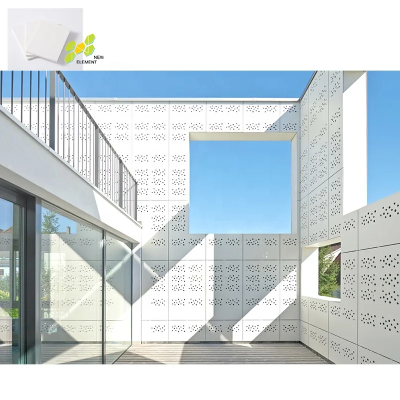 FOSHAN Factory New Condition Facade Construction Fiber Cement Board/ Cement Fiber Panel
