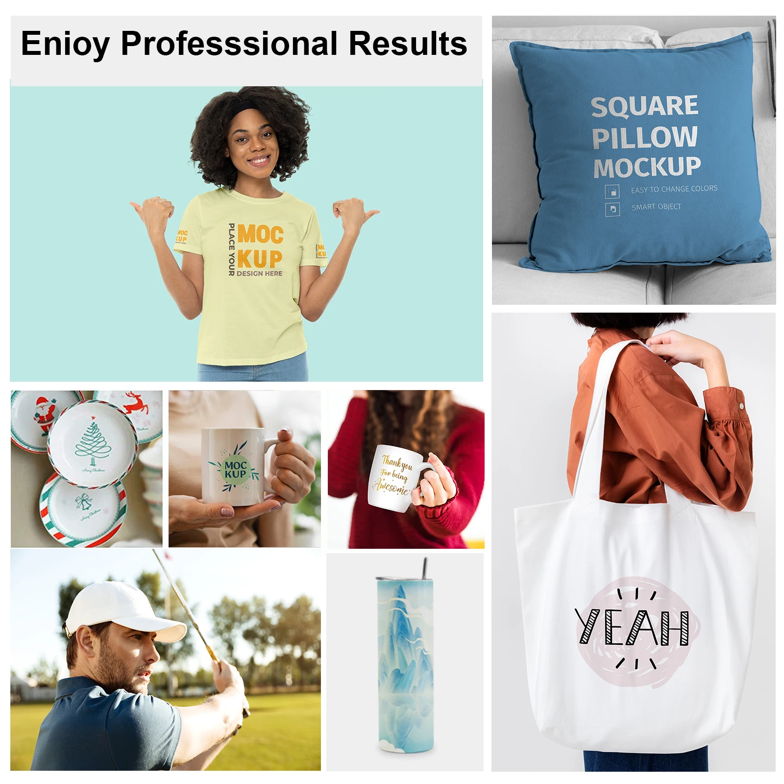 Freesub new arrivals sublimation tshirt heat press machine 5 in 1 heat press machines for t-shirt clothes Mug