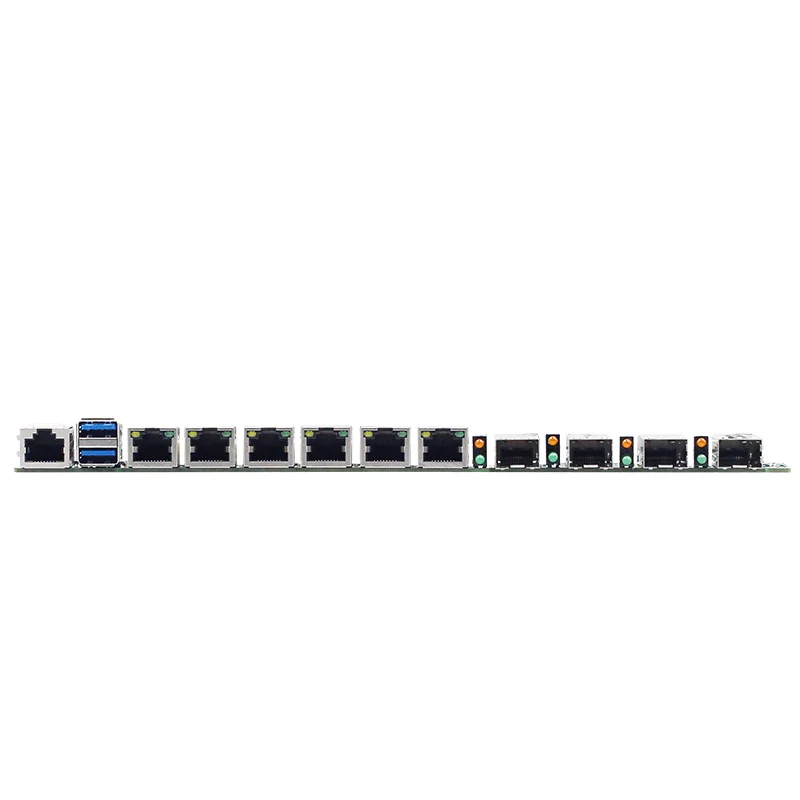 Материнская плата mini pc 6 Lan 4 sfp порт DDR4 RAM 64g h110 pciex8 брандмауэр 6RJ45 порты 1COM lga 1151 материнская