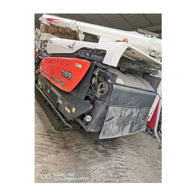 
China factory used Kubota 888 rice crawler harvester 