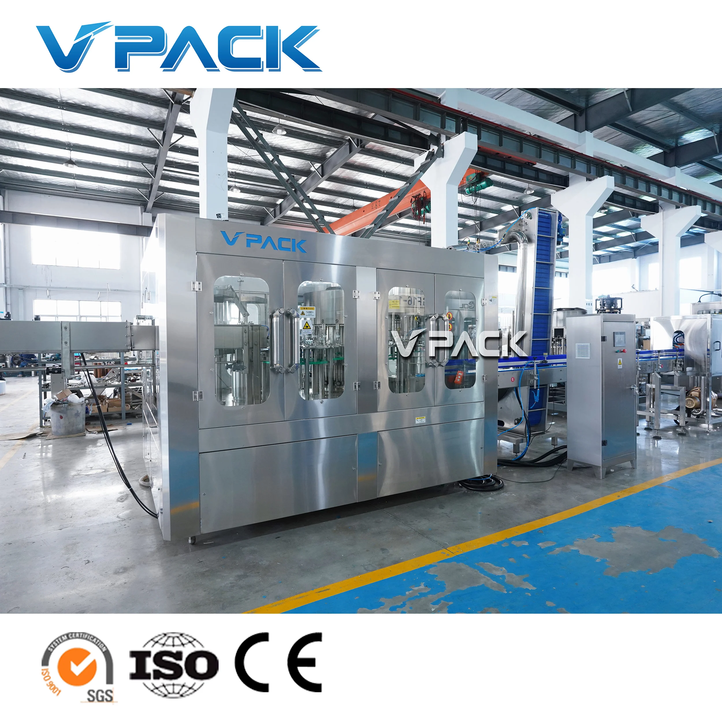 Full Automatic Complete Bottled Drinking Water Production Line 500ml / Mineral Water Filling Machine /zhangjiagang