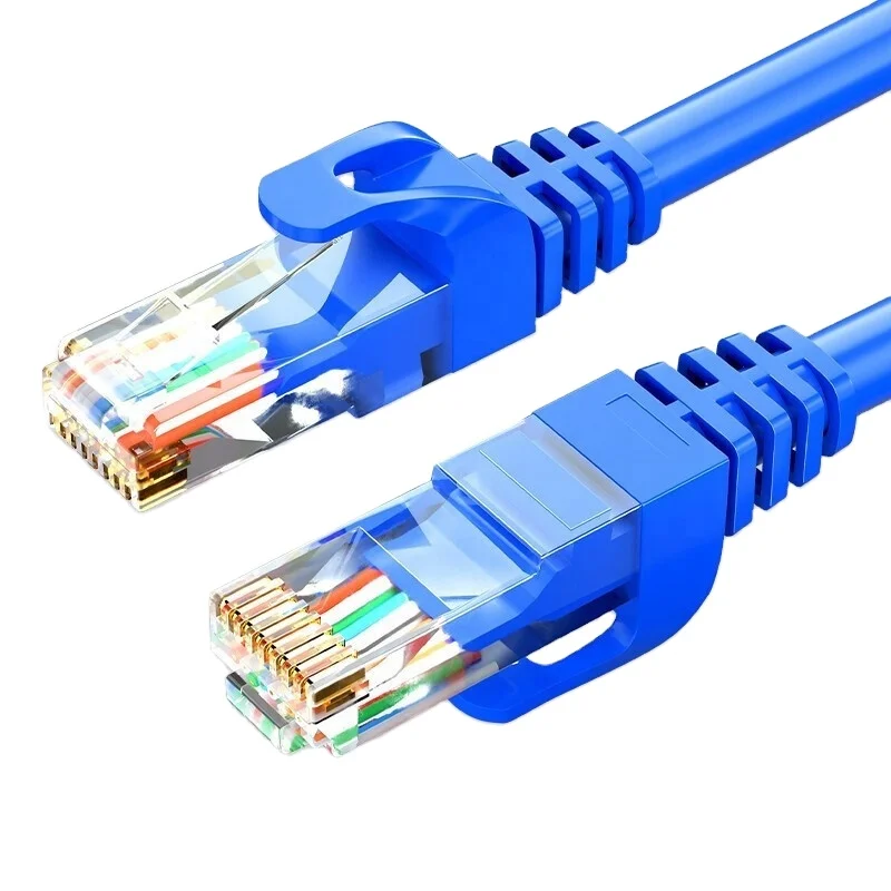 Cat5e Utp Patch Cord Ethernet Cable Rj45 Connector Lan Cable Unshielded and Oxygen Free Copper Cat5e Network Cable