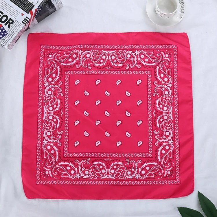 Wholesale Cheap Multifunctional Soft Sport Custom Paisley Organic Cotton Bandana For Sale