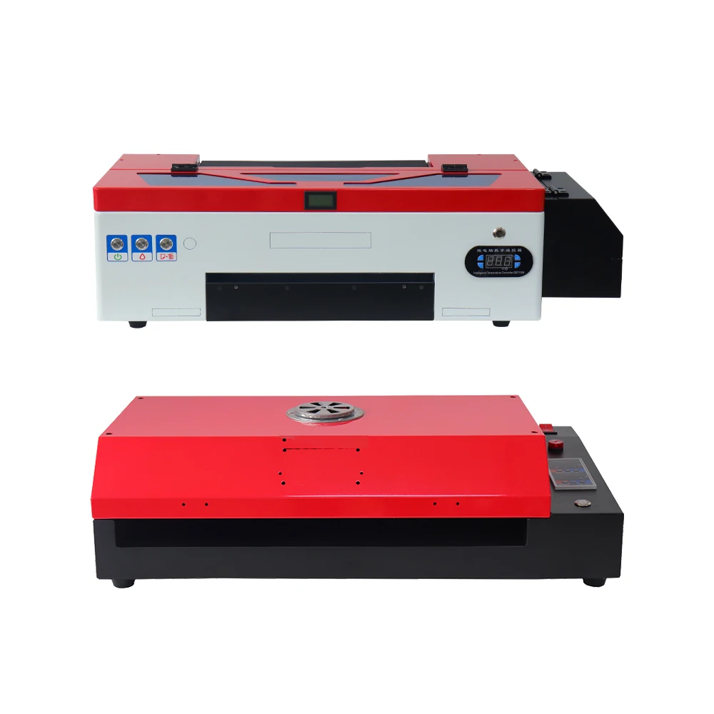 A3 dtf printer with oven dtf ink pet film hot melt powder CMYKW 100ml china supply manufacturer