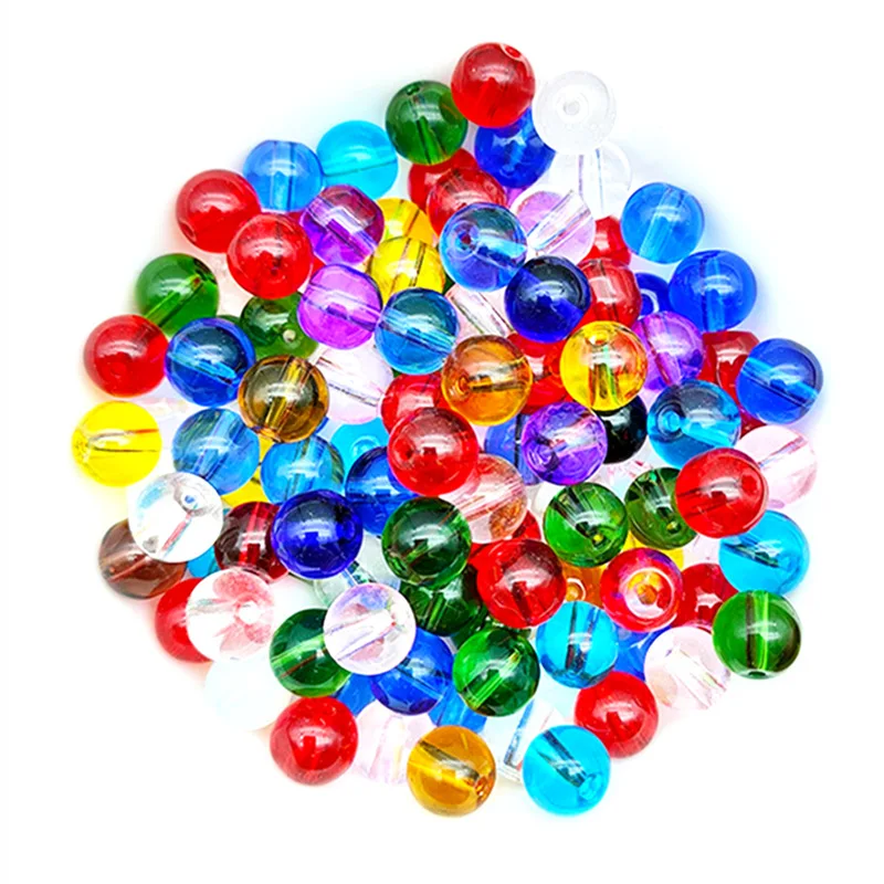 Яркие стеклянные бусины для изготовления ювелирных изделий оптом