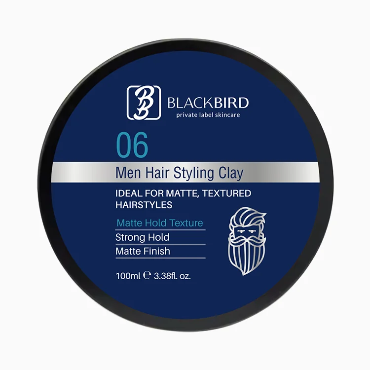 OEM/ODM Long Lasting Hold Non Greasy Texture Boosting Moisturizing Nourishing Improving Hair Elasticity Hair Styling Clay