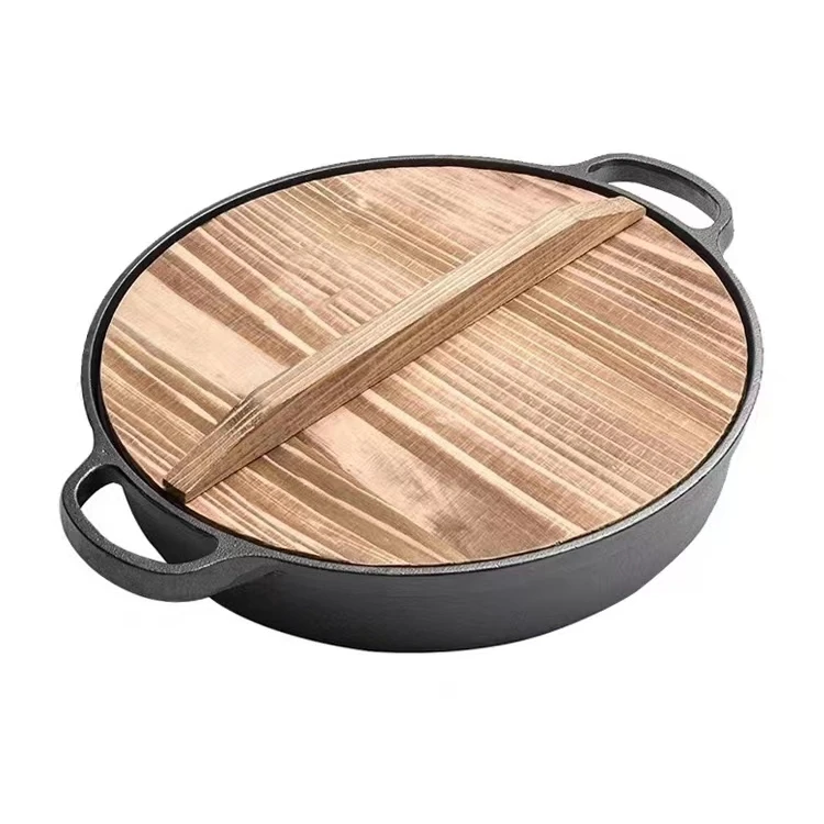 Kitchen Accessories Pre-sesonsed Saute Pans Grill Cookware Non Stick Cast Iron Frying Pan