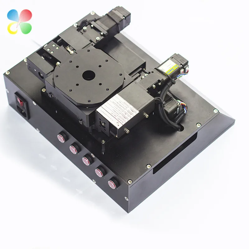 C&K 120*120 mm Size XYR Stage Multi Axis Linear Translation Stage Alignment Translation Motorized Rotation Stage For Telescope