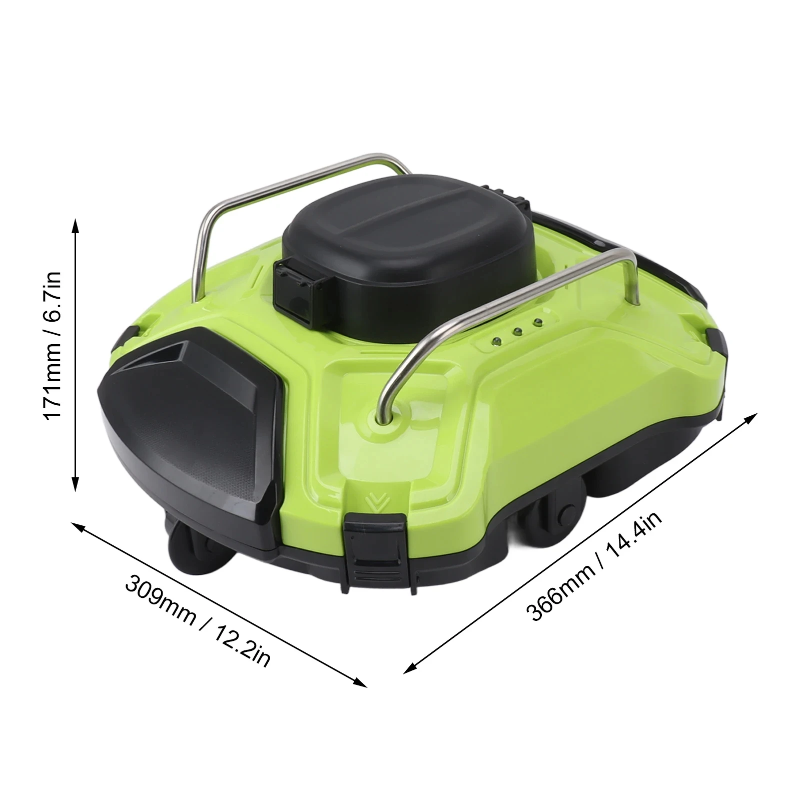 Mini Automatic 2-Hour Working Time Robot Vacuum Cleaner 5000mAh High Suction with Self-Parking Feature Swimming Pool Cleaning