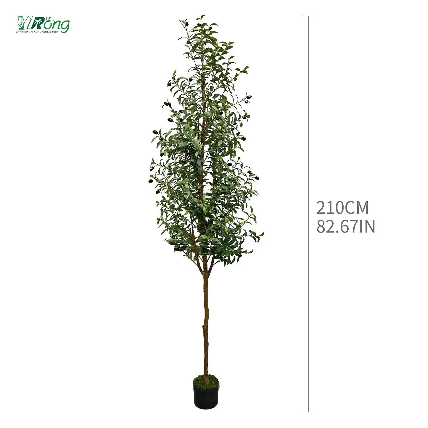 Nordic Style Bonsai Tree Artificial Olive Tree Faked Faux Olive Tree Plant for Shopping Mall Home Office Store Decoration