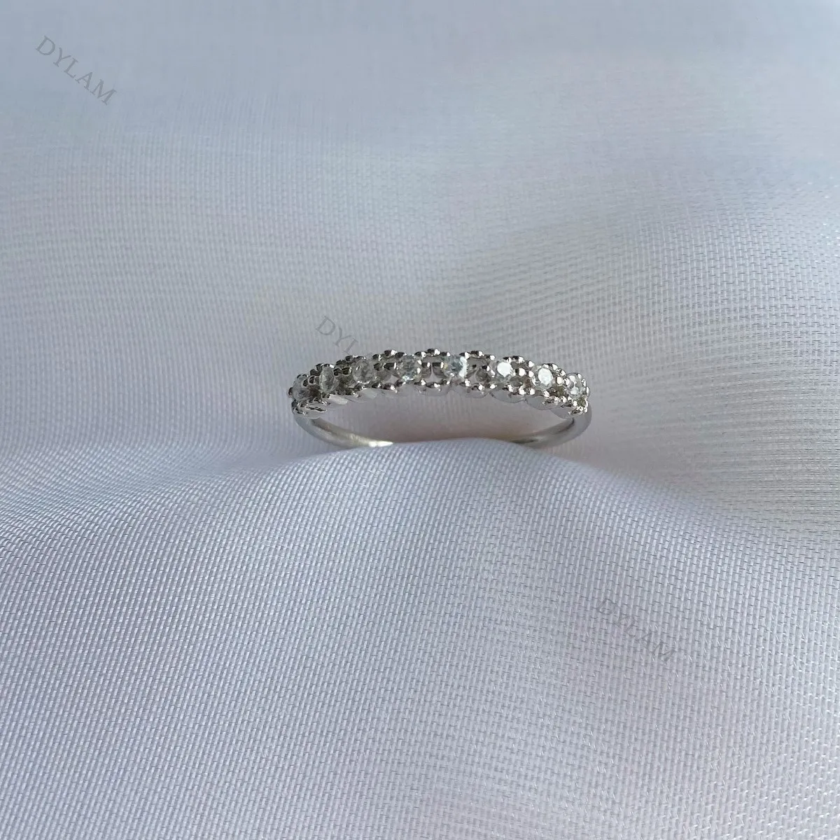 Dylam Jewelry In Stock Latest New Design Low MOQ Hot Selling High Quality Beauty Dainty S925 Sterling Silver Women Rings