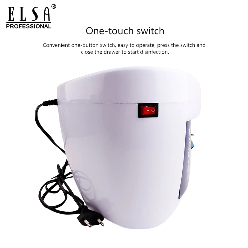 
Ready to ship Hair Salon Nail Tool Disinfection UV Nail Sterilizer 