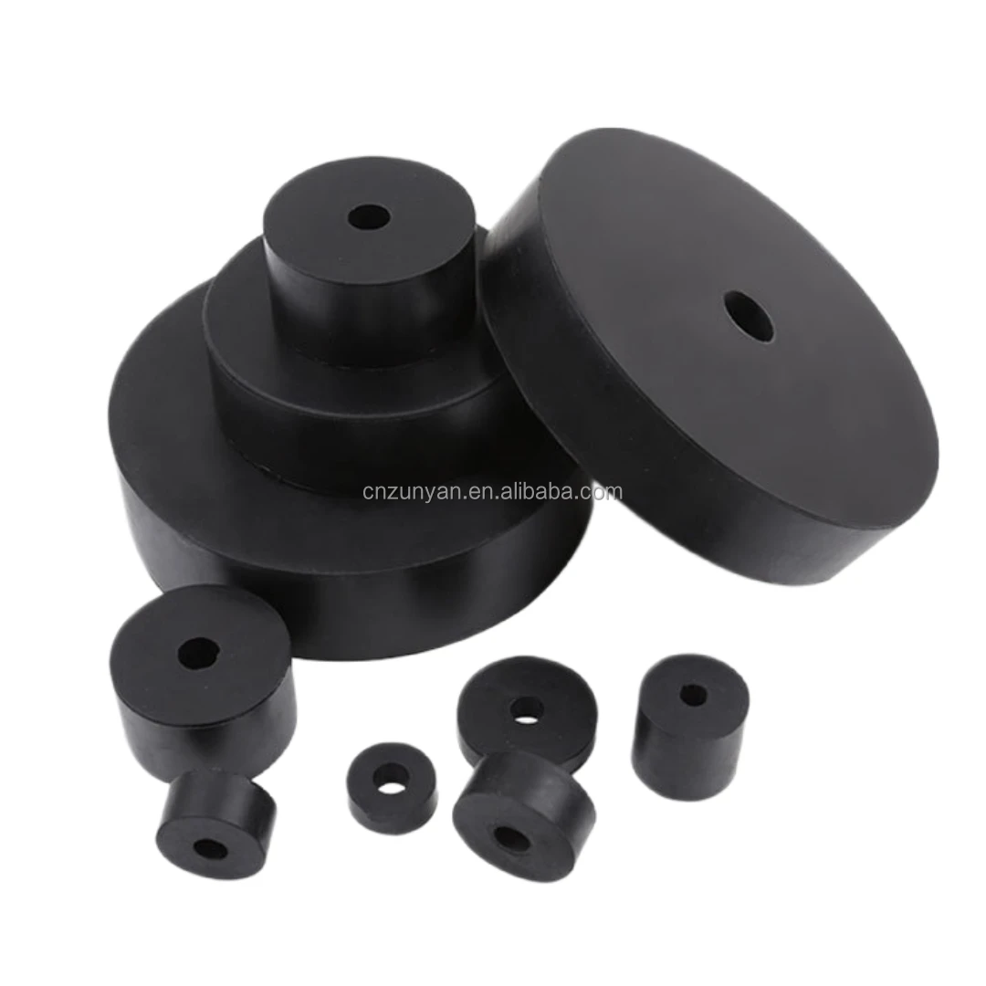 Factory Supply Rubber Sealing Gasket Shock Absorber Wear-Resistant Rubber Round Shape Bumper Mat Pad Blocks