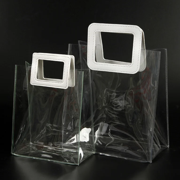 Eco-Friendly transparent garment bag with pocket PVC garment bag