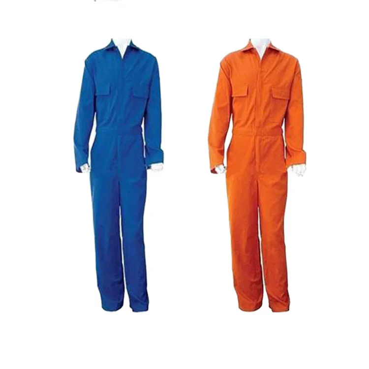 Lightweight Cotton Flame-Resistant Work Coverall Breathable Overalls for Construction Workshop Customizable Logo