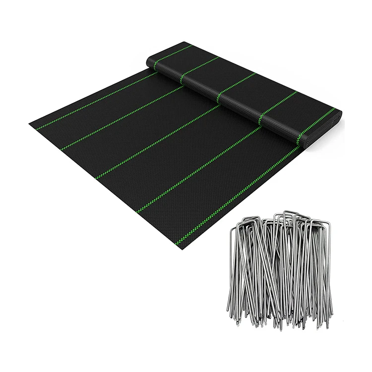 Sulzer looms woven plastic anti grass cloth weed mat/ground cover protection mat