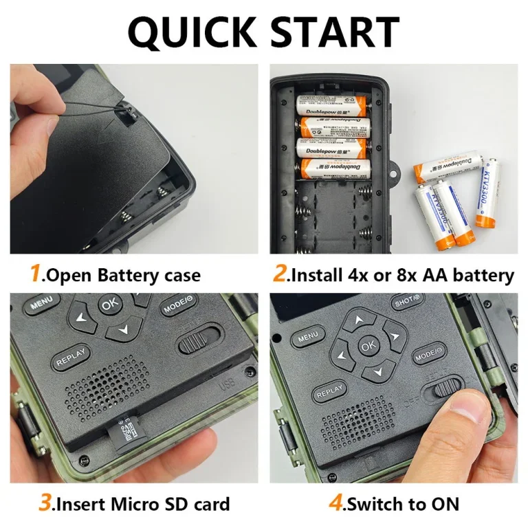 PR700 2.7K Outdoor Mini Hunting Camera With Screen Game Deer Hunting Camera Wildcamera Waterproof Ip66