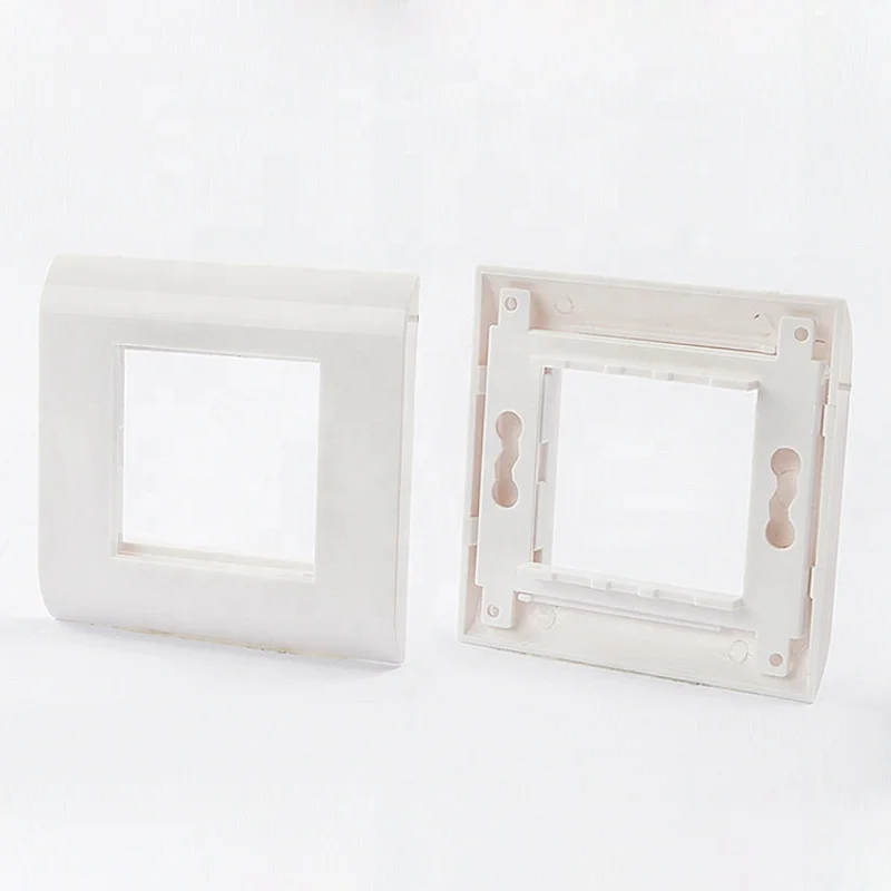 French type 80*80 Legrand type plastic frame faceplate french type face plate